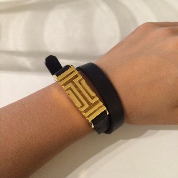 Tory Burch Jewelry - EUC Tory Burch Fitbit Wrap Bracelet + Fitbit